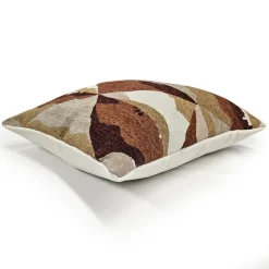 Abstract Mountains Sienna Throw Pillow 21x21