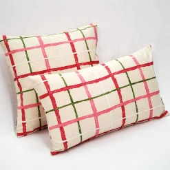 Albany Checks 12x20 Throw Pillow