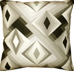 Asscher Cut Throw Pillow 17x17