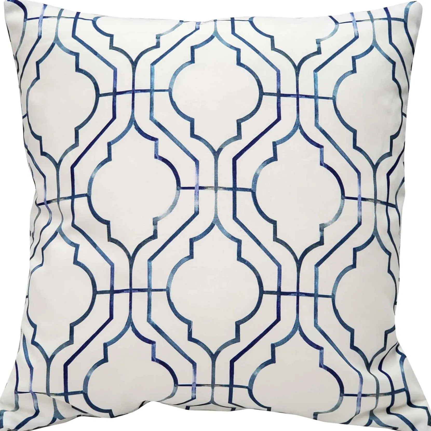 Biltmore Gate Blue Throw Pillow 20x20