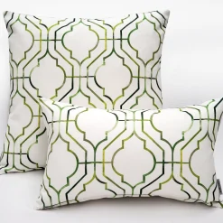 Biltmore Gate Green Throw Pillow 20x20