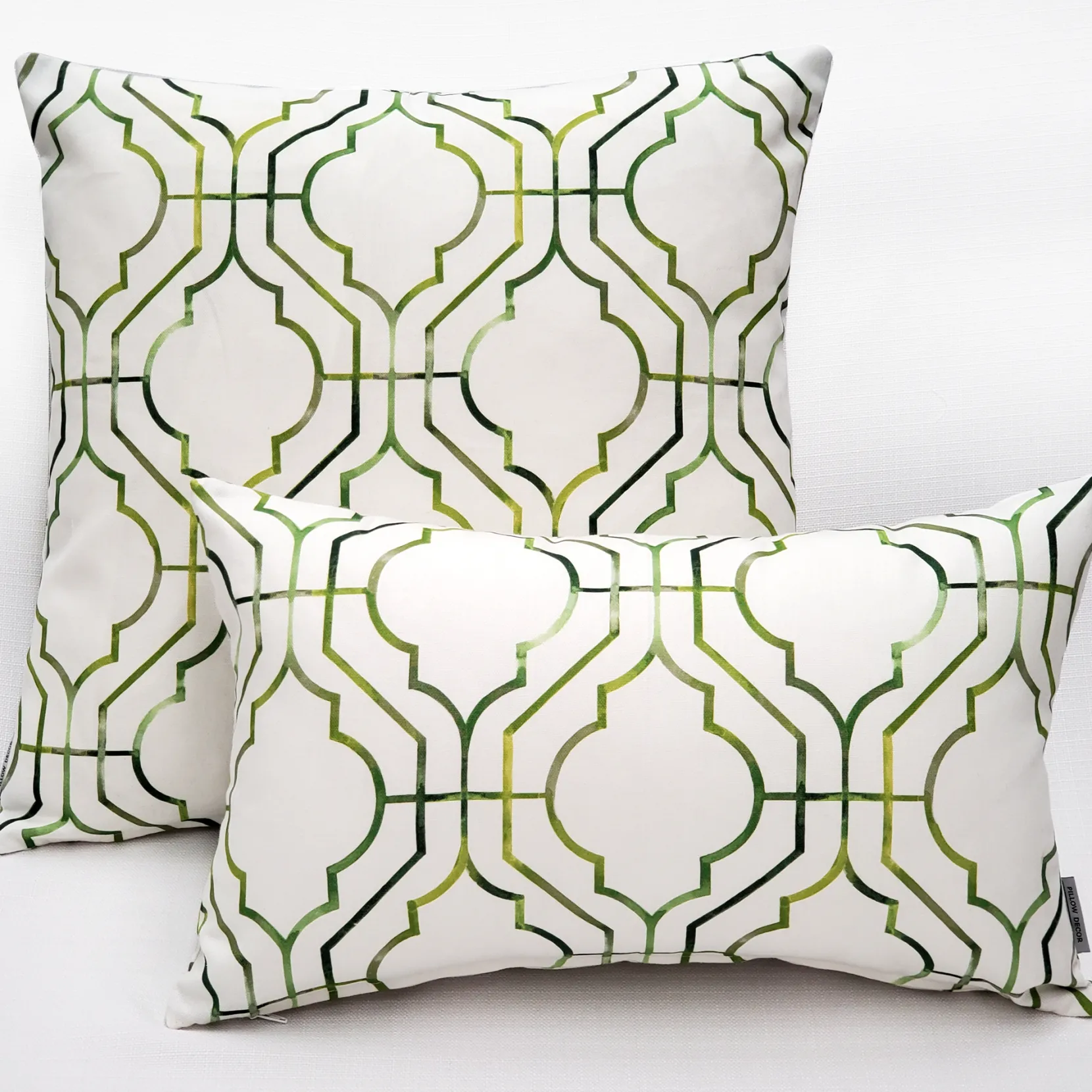 Biltmore Gate Green Throw Pillow 20x20