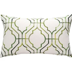 Biltmore Gate Green Throw Pillow 12x20