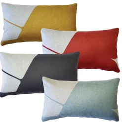 Boketto Throw Pillow 12x19 Inch Rectangular