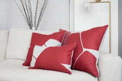Boketto Throw Pillow 12x19 Inch Rectangular