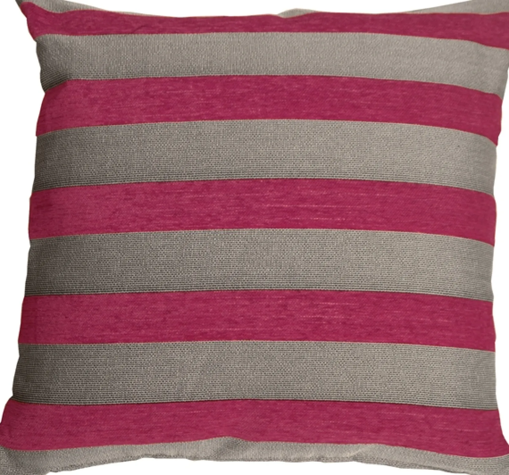 Brackendale Stripes Pink Throw Pillow 22x22