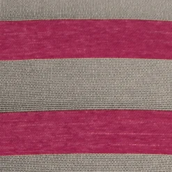 Brackendale Stripes Pink Throw Pillow 22x22