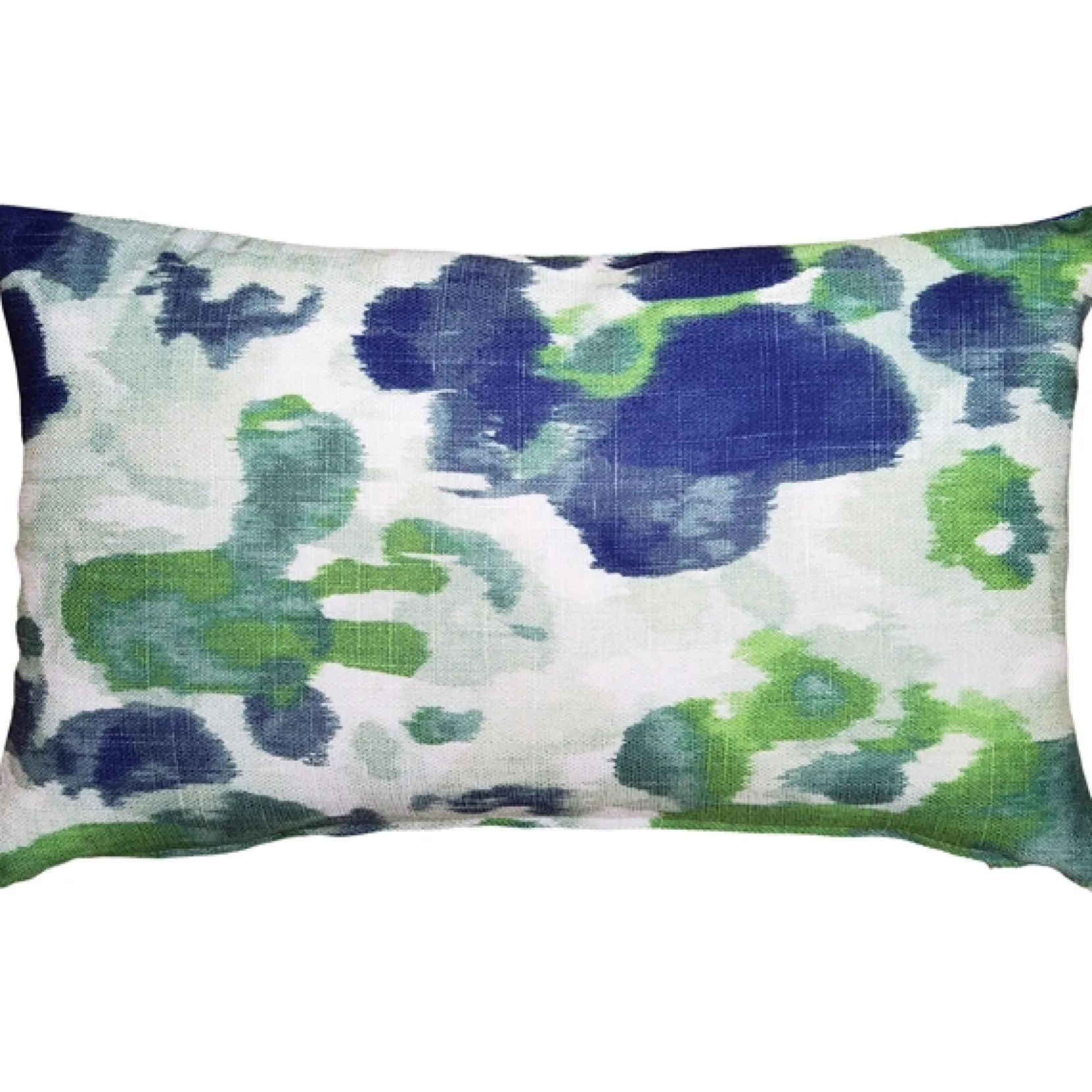 Brandy Bay Blue Floral Throw Pillow 12x19