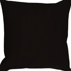 Caravan Cotton Black 23x23 Throw Pillow