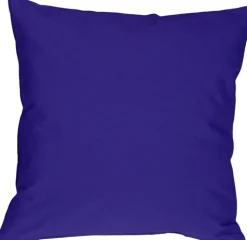 Caravan Cotton Royal Blue 16x16 Throw Pillow