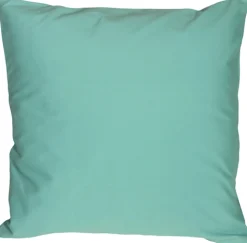 Caravan Cotton Turquoise 20x20 Throw Pillow