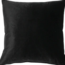 Castello Black Velvet Throw Pillow 20x20