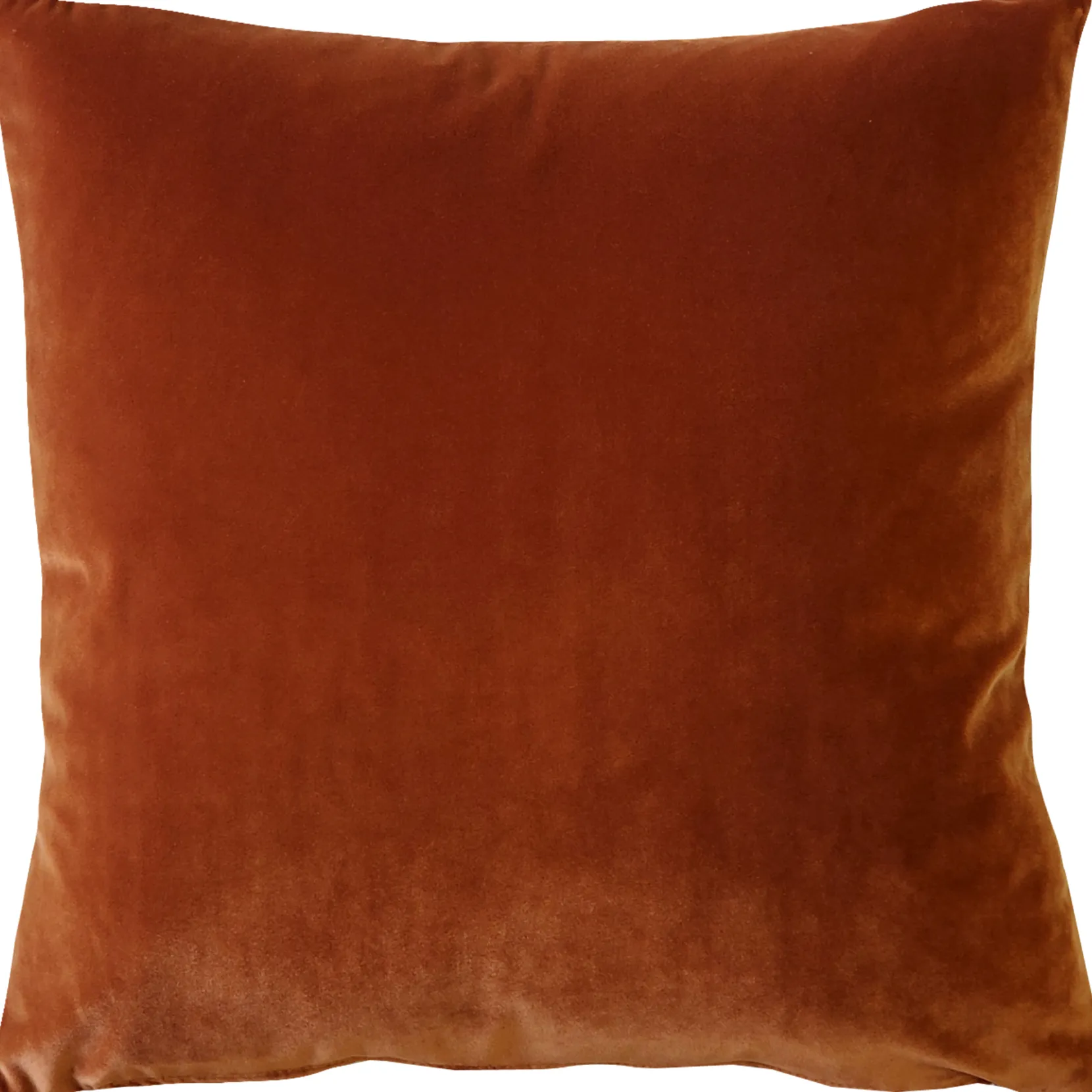 Castello Cinnamon Velvet Throw Pillow 17x17