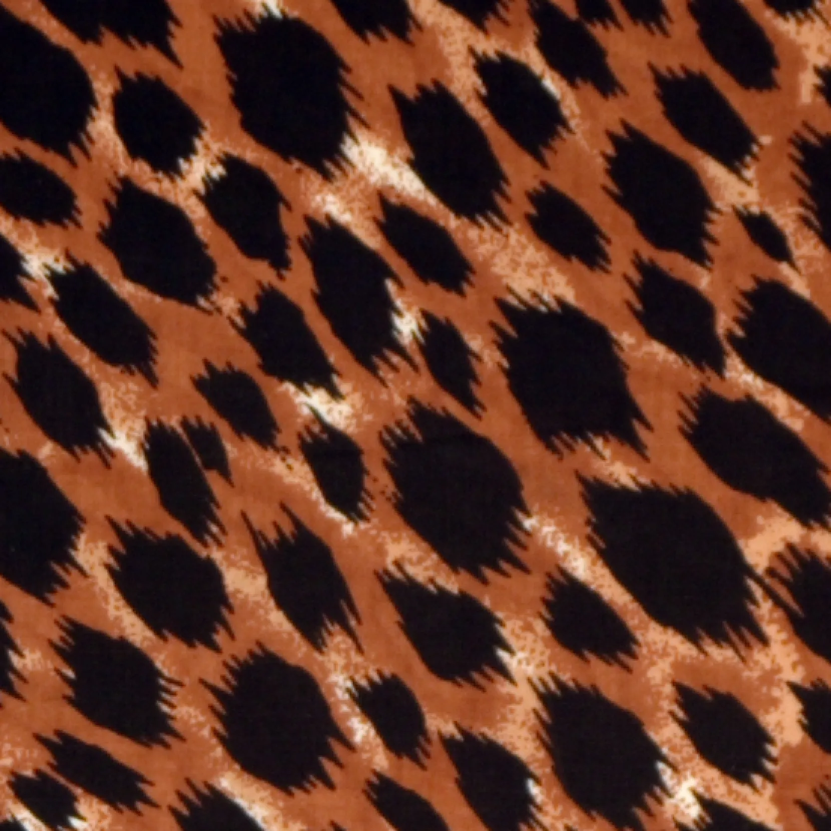 Cheetah Print Cotton Large Throw Pillow