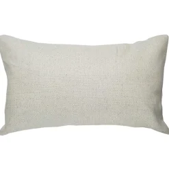 Cream Broad Weave 12x20 Throw Pillow