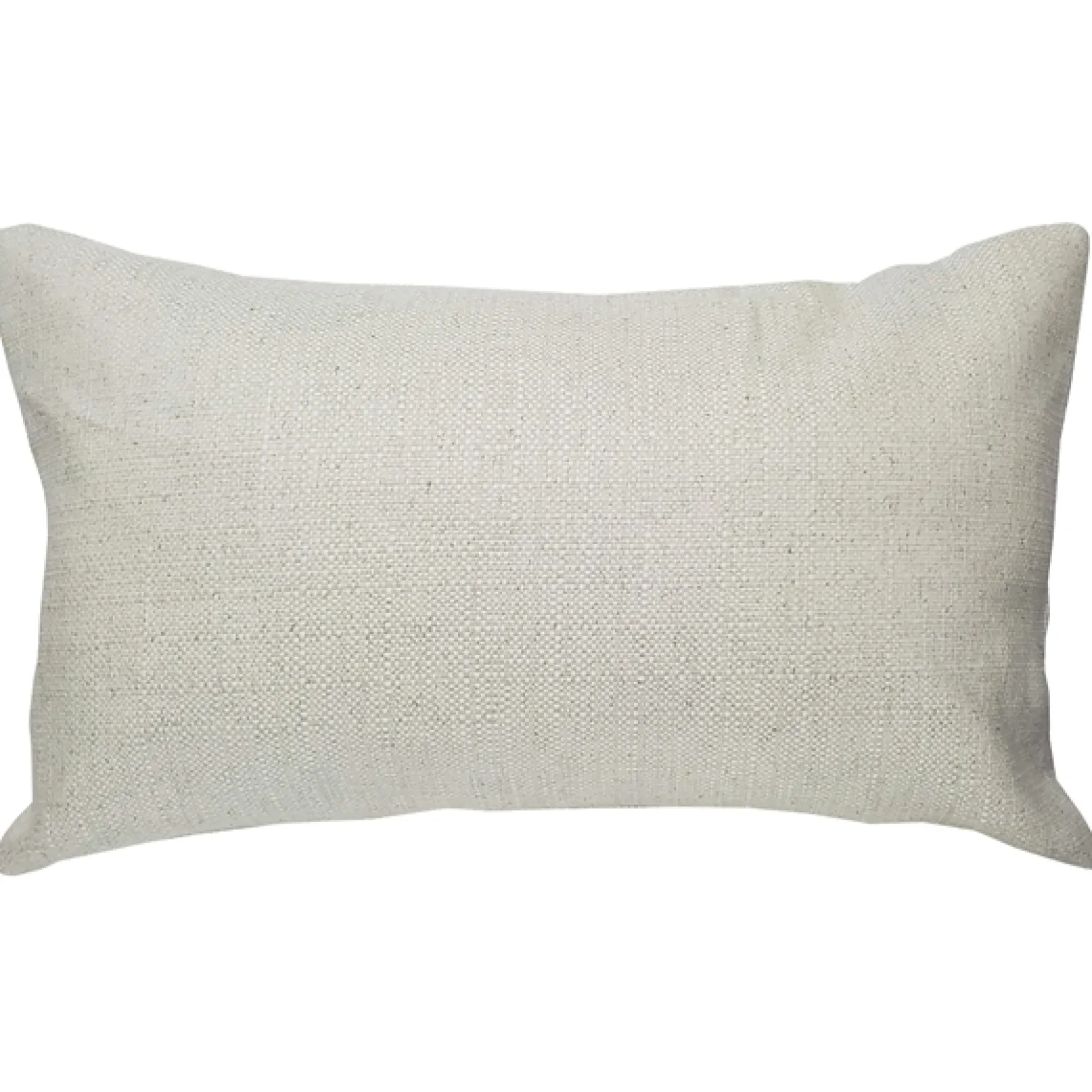 Cream Broad Weave 12x20 Throw Pillow