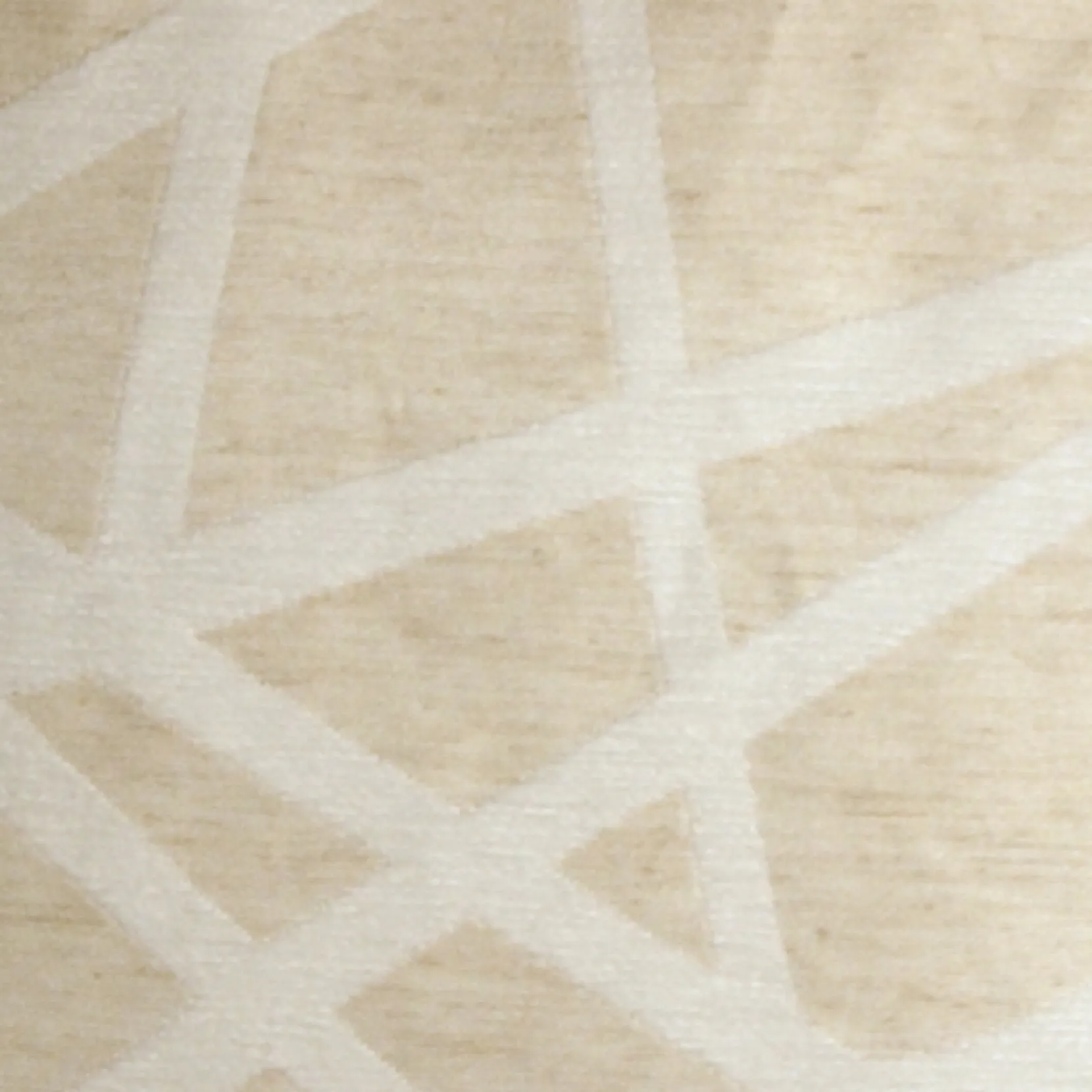 Criss Cross Stripes Cream Throw Pillow