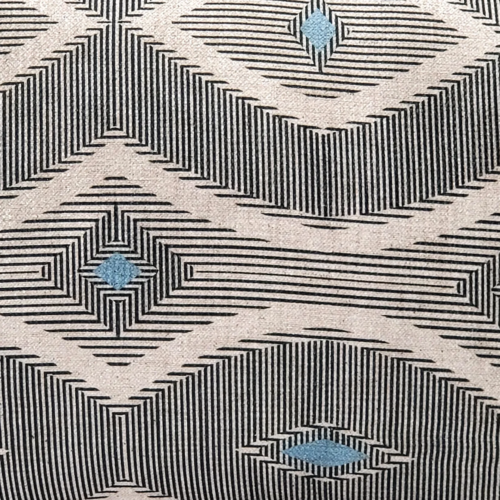 Desmond Blue Diamond Pillow 12x20
