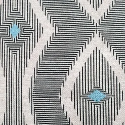 Desmond Blue Diamond Pillow 19x19