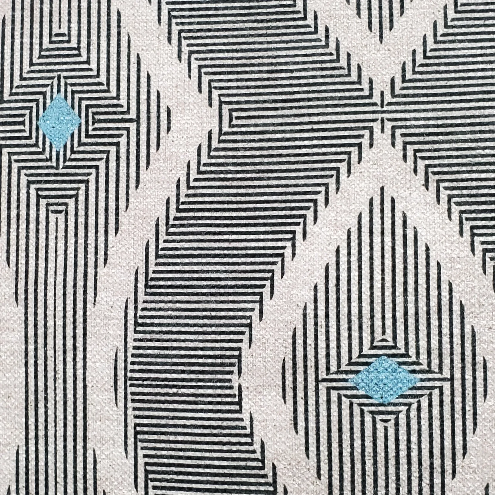 Desmond Blue Diamond Pillow 19x19