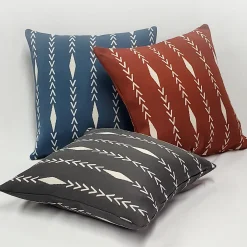 Diamond Ray Charcoal Gray Throw Pillow 20x20