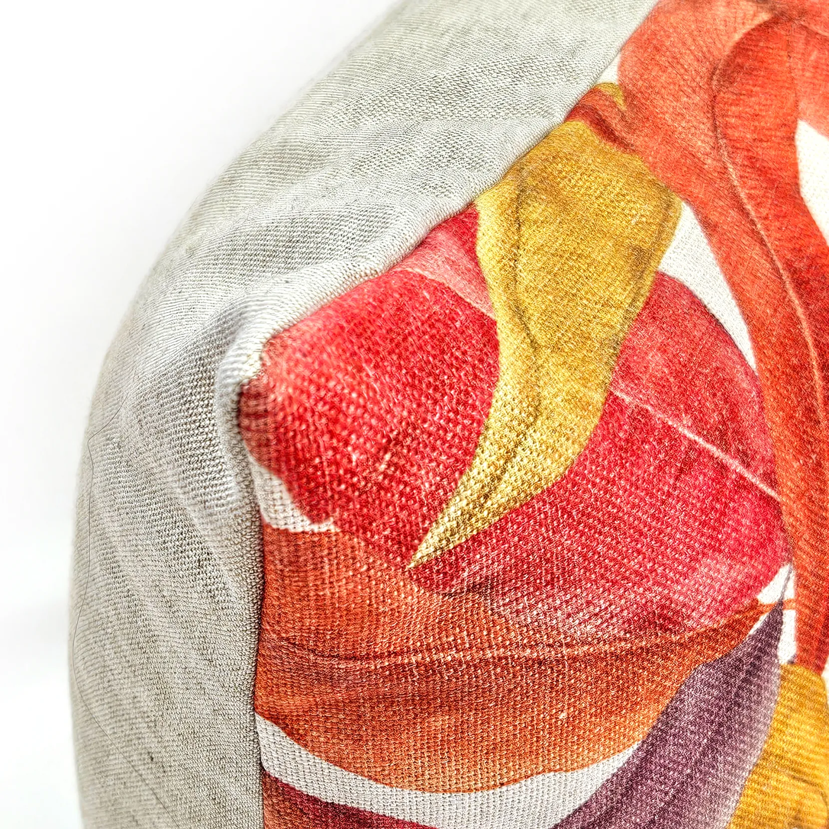 Easy Breezy Ginger Throw Pillow 22x22