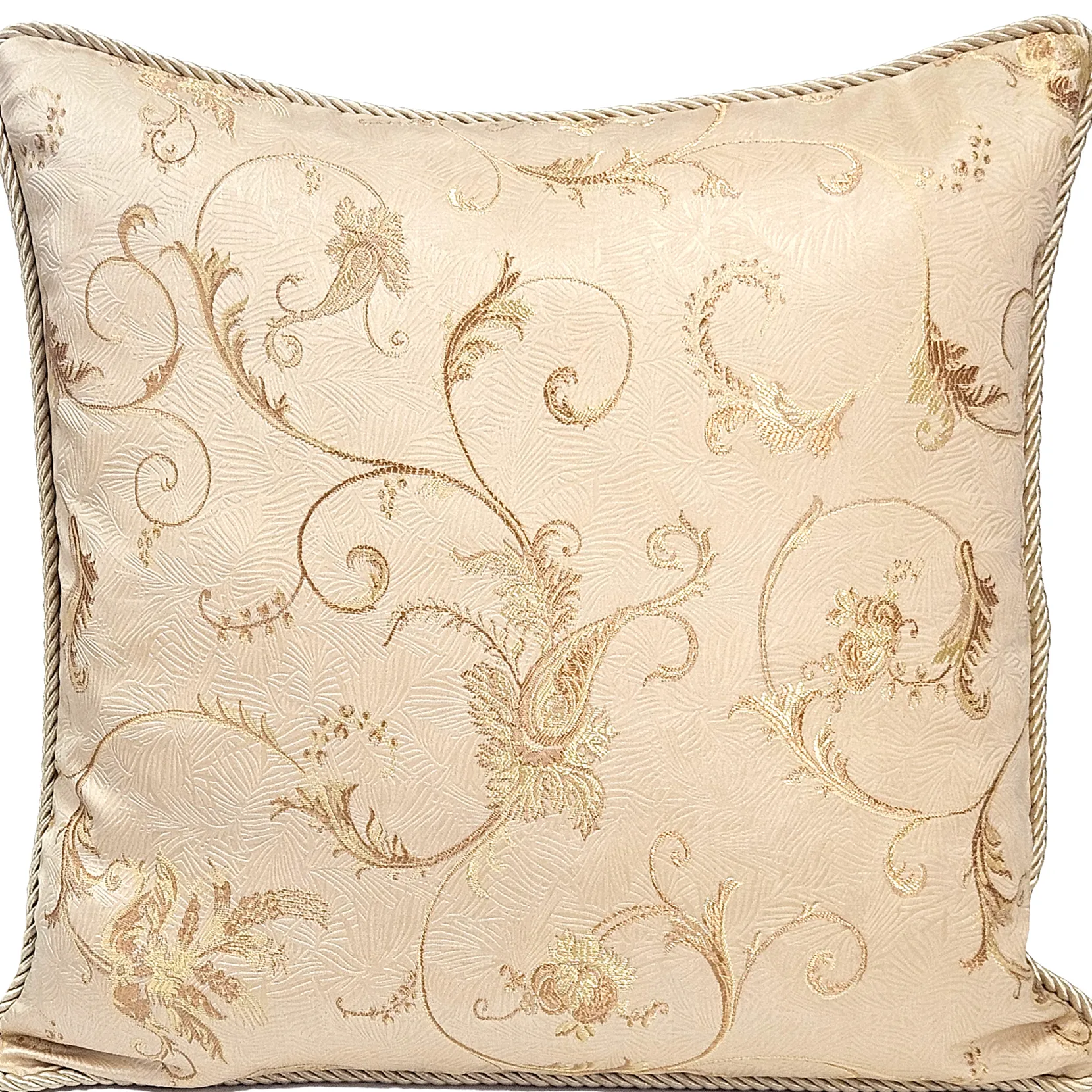 Garden of Eden Luxury Brocade Throw Pillow 17x17