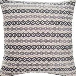 Gazing Foundry Gray Throw Pillow 17x17