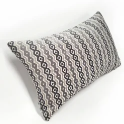 Gazing Foundry Gray Throw Pillow 12x20