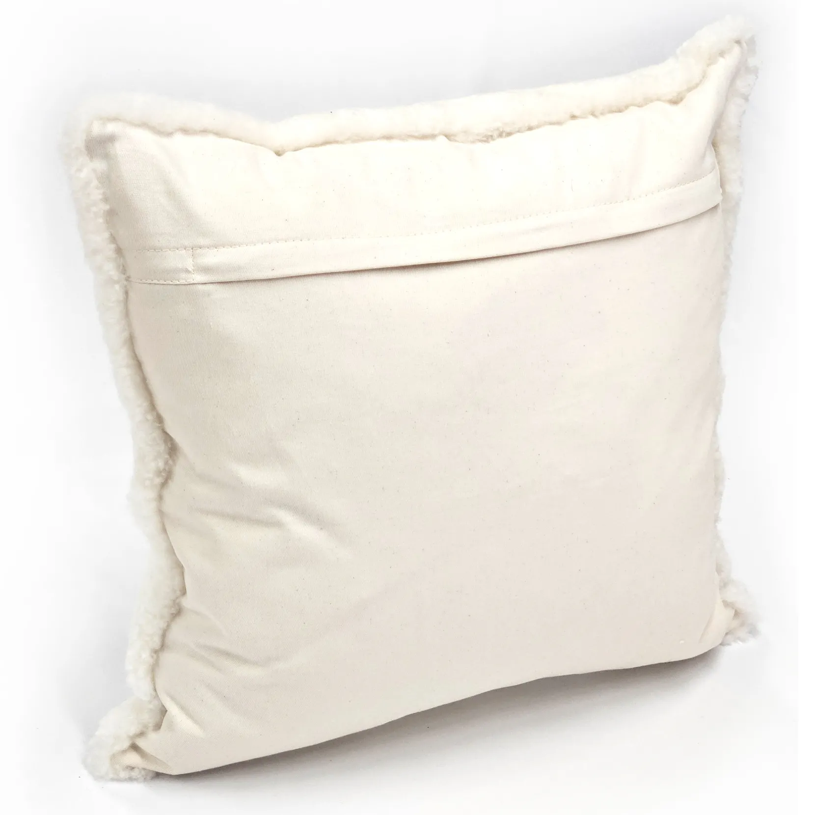 Genuine Shorn Sheepskin Throw Pillows 20x20