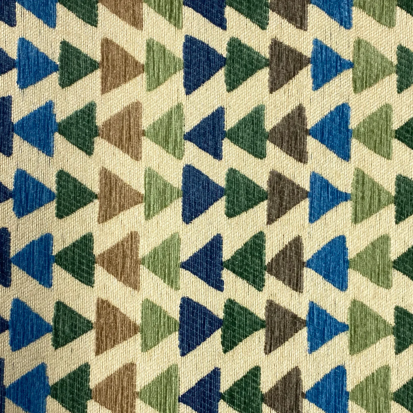Geometric Arrowhead Ocean Breeze Throw Pillow 12x24