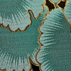 Great Ginkgo Leaf Jacquard Throw Pillow 22x22