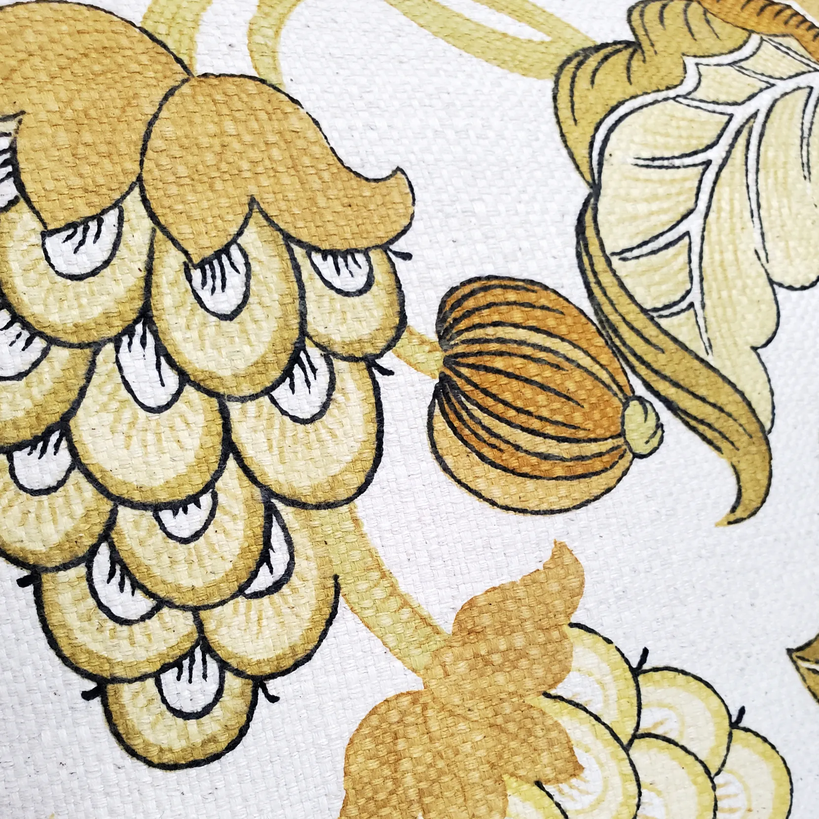 Harvest Floral Yellow 12x20 Throw Pillow