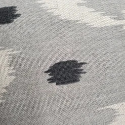 Indah Ikat Gray 12x20 Throw Pillow