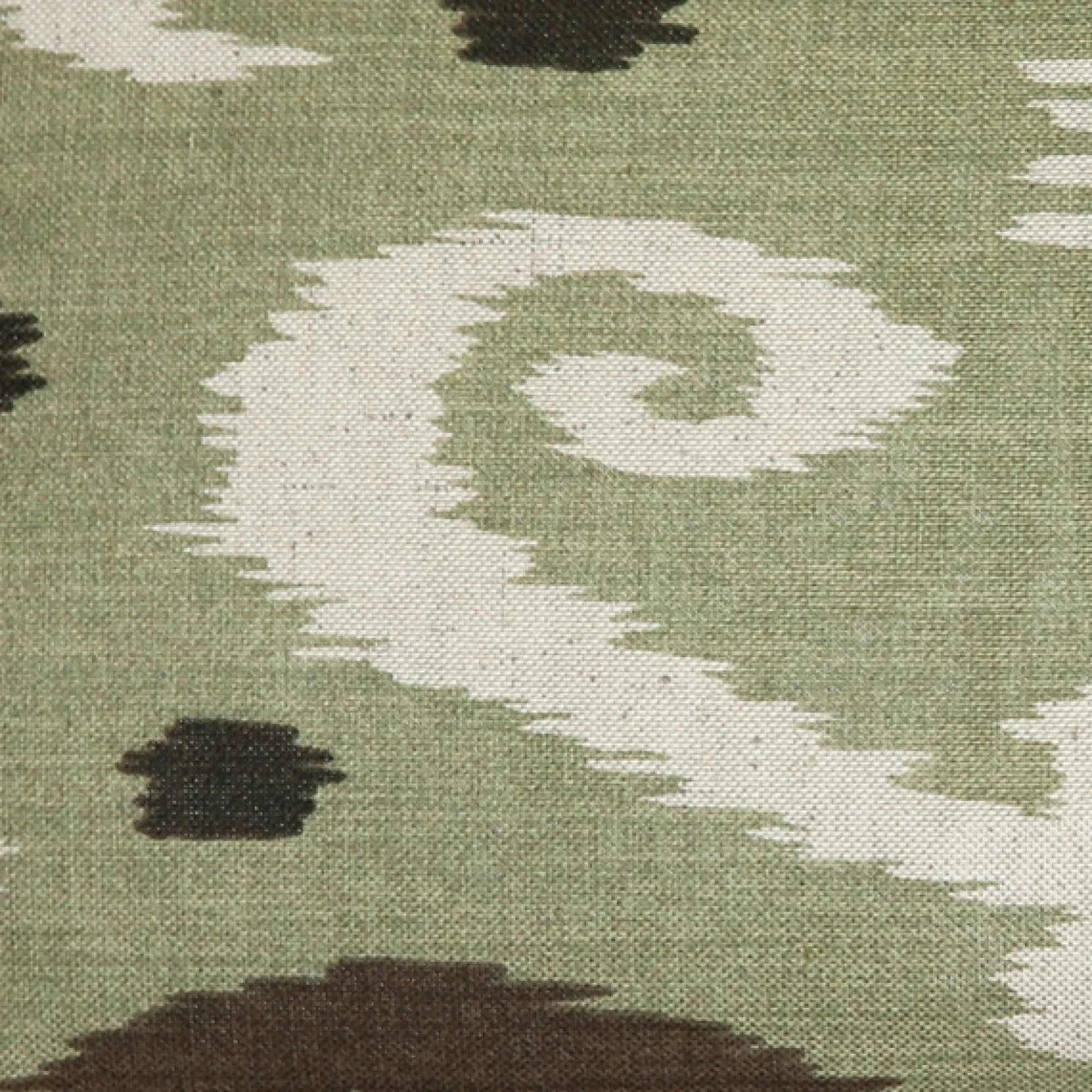 Indah Ikat Green 12x20 Throw Pillow