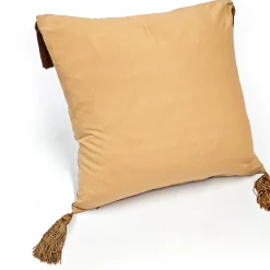 Indravati Gold Leaf Throw Pillow 17x17
