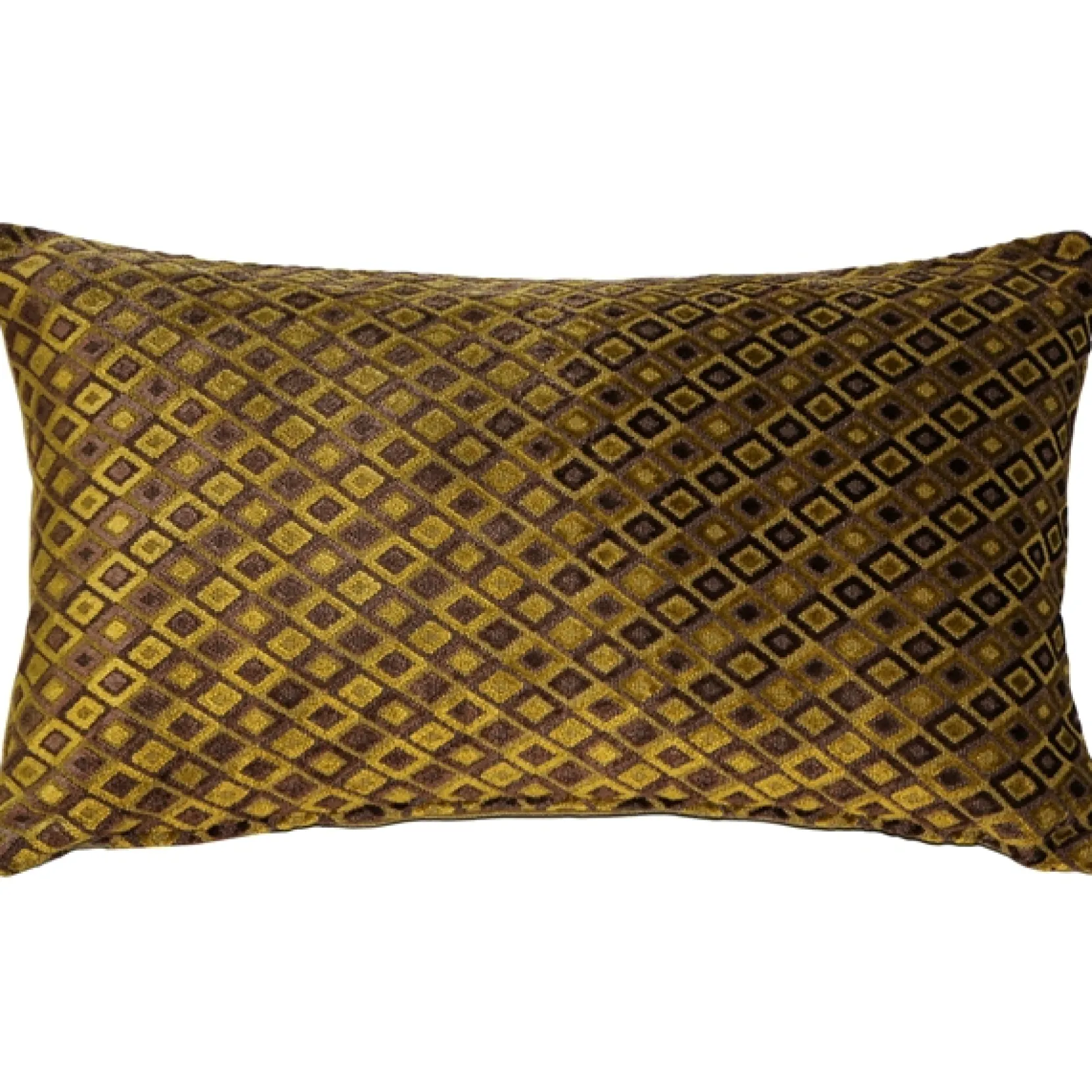 Jager Sage Diamond Textured Velvet Throw Pillow 12x20