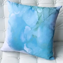 Karalina Amazonite Throw Pillow 20x20