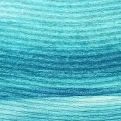 Karalina Lost Horizon Blue Throw Pillow 20x20