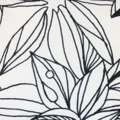 Karalina Pen and Ink Flowers Throw Pillow 20x20