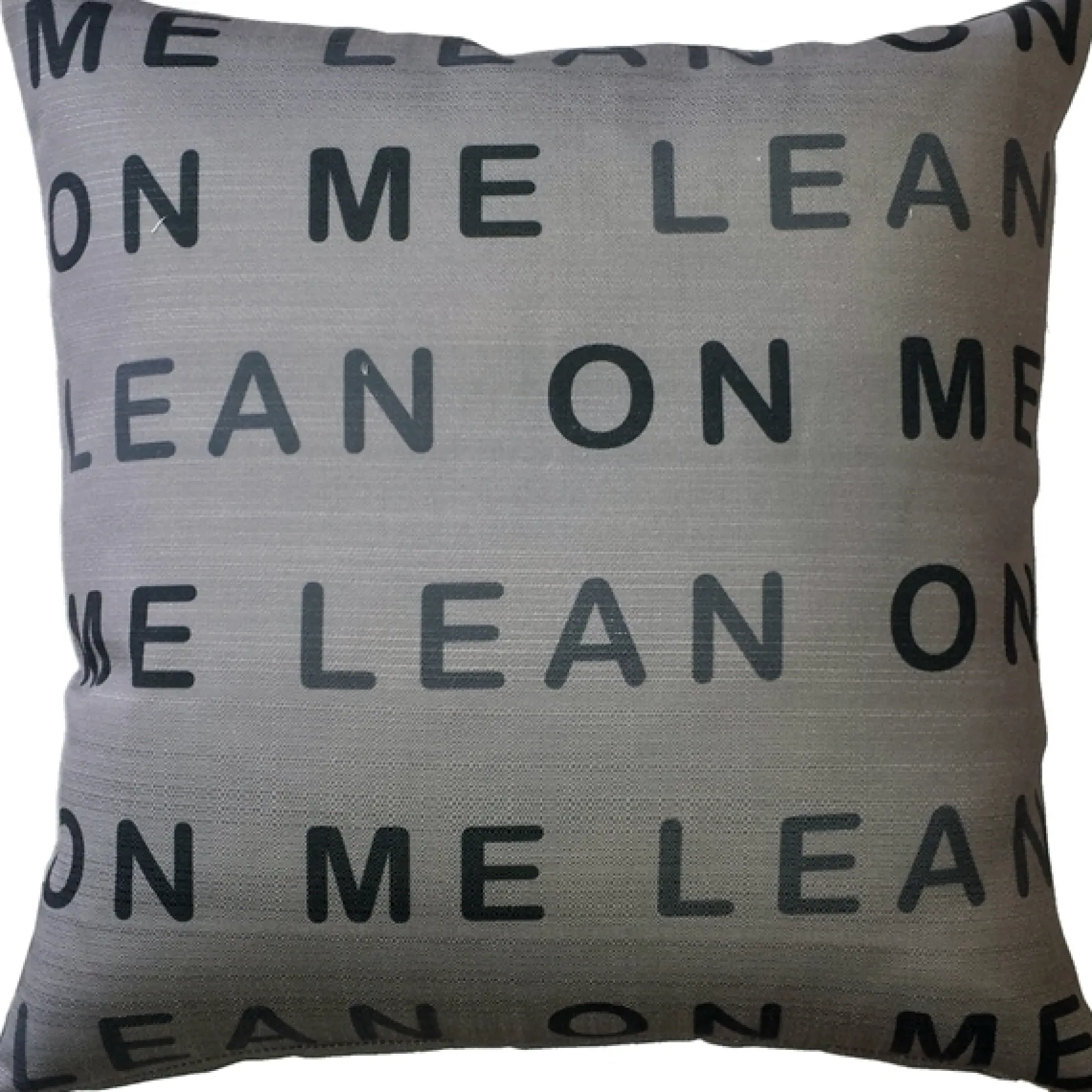 Lean On Me Throw Pillow 17x17