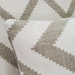 Lorenzo Zigzag Cream 12x20 Throw Pillow