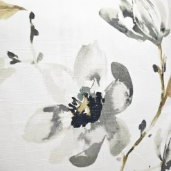 Magnolia Watercolor Gray Taupe Neutral Pillow 22x22