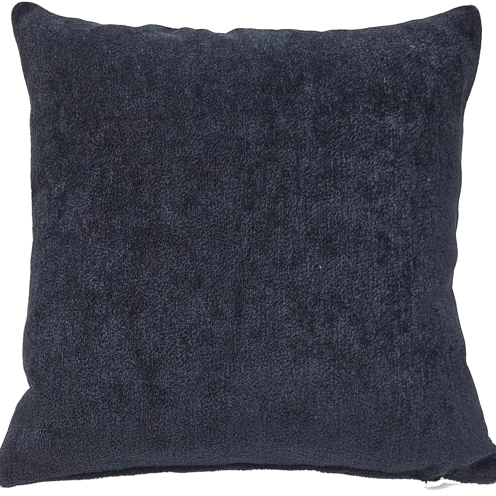 Maritime Stripe Blue Chenille Throw Pillow 25x25