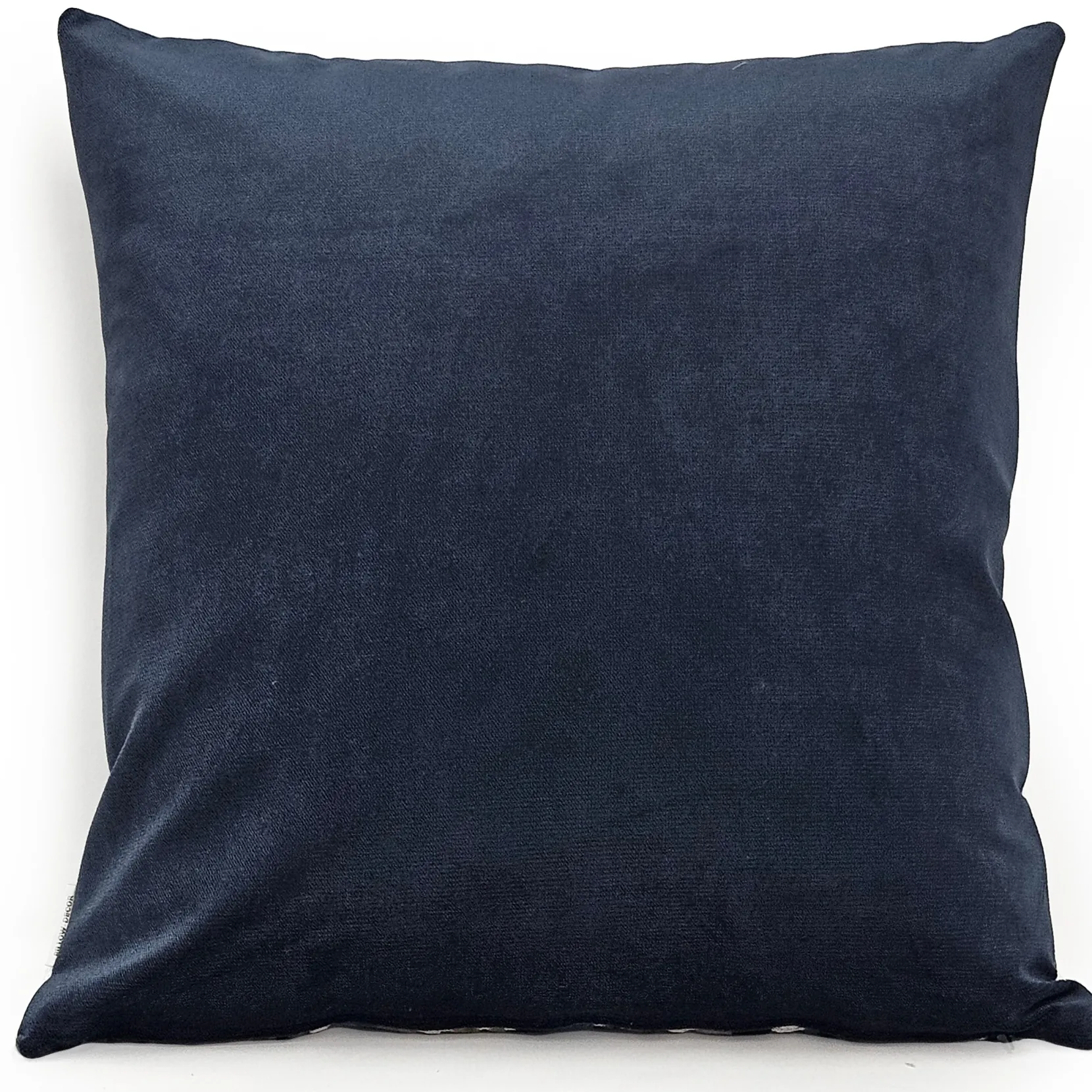Marquis Chevron Aqua Velvet Throw Pillow 21x21