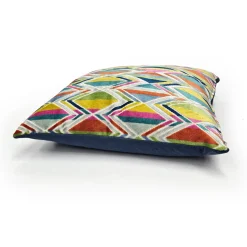 Marquis Chevron Fiesta Velvet Throw Pillow 21x21