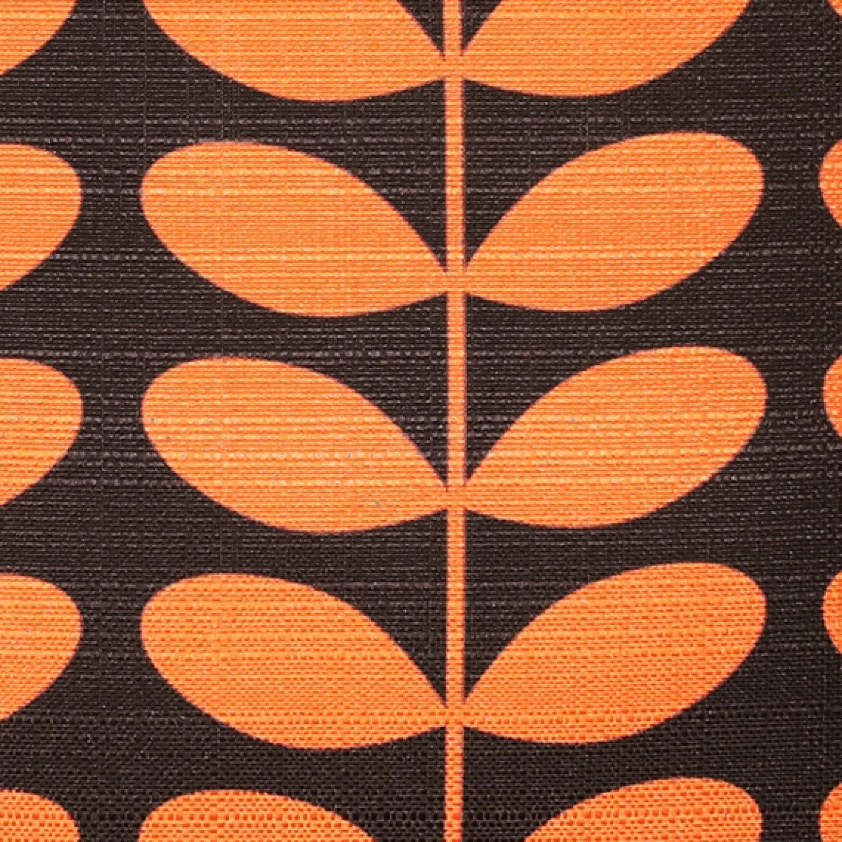 Mid-Century Modern Orange Throw Pillow 19x19