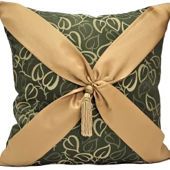 Nature's Gift Gold Leaf Throw 17x17
