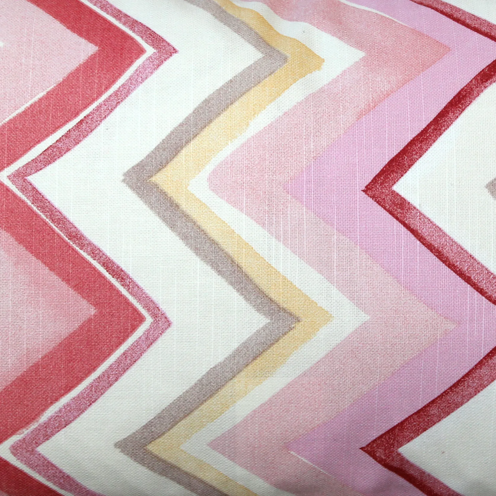Pacifico Stripes Pink Throw Pillow 12X20