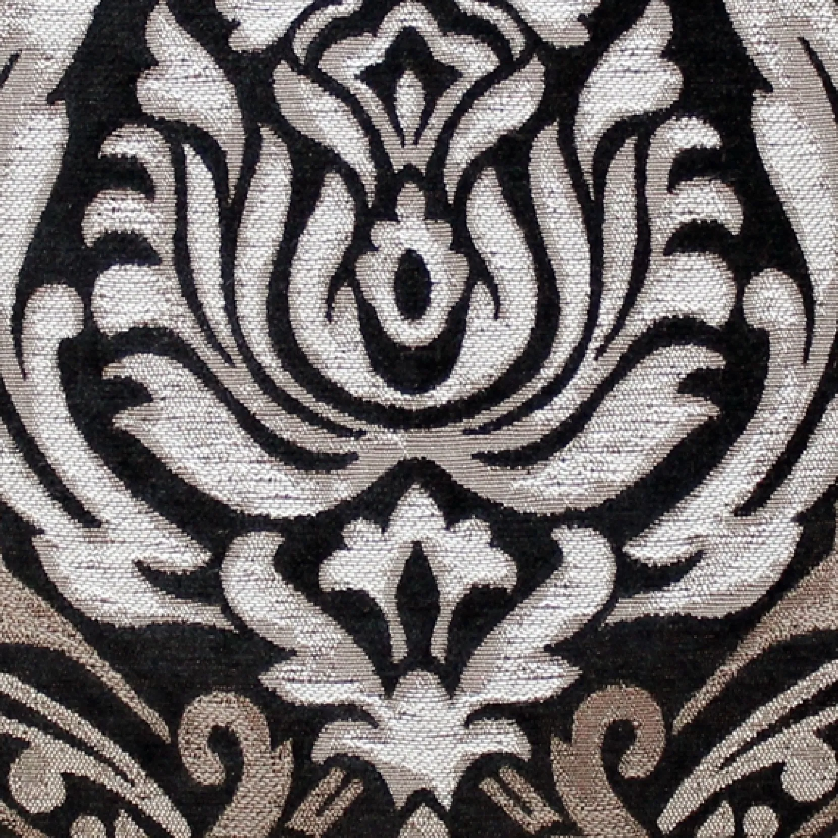 Palazzo Black 22x22 Throw Pillow